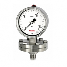 Đồng hồ đo áp suất dạng màng BA2 Labom sử dụng trong hóa chất