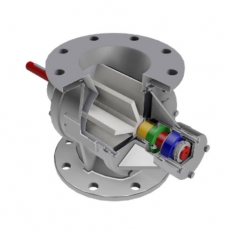 MD dosing valve VDL - Van xoay định lượng bột - Van xoay định lượng hạt